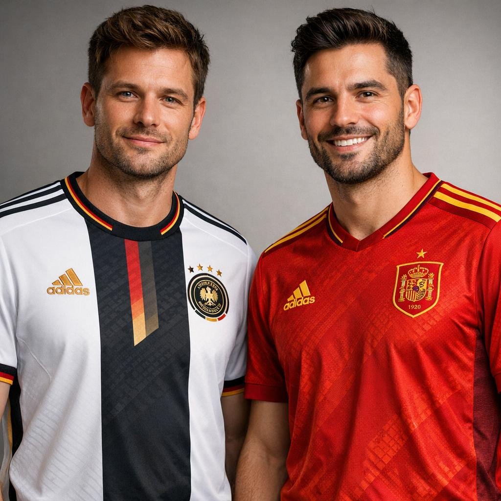 Unterschiede zwischen Heim- und Auswärtstrikot bei der WM 2026: Deutschland vs. Spanien im Direktvergleich - Hero