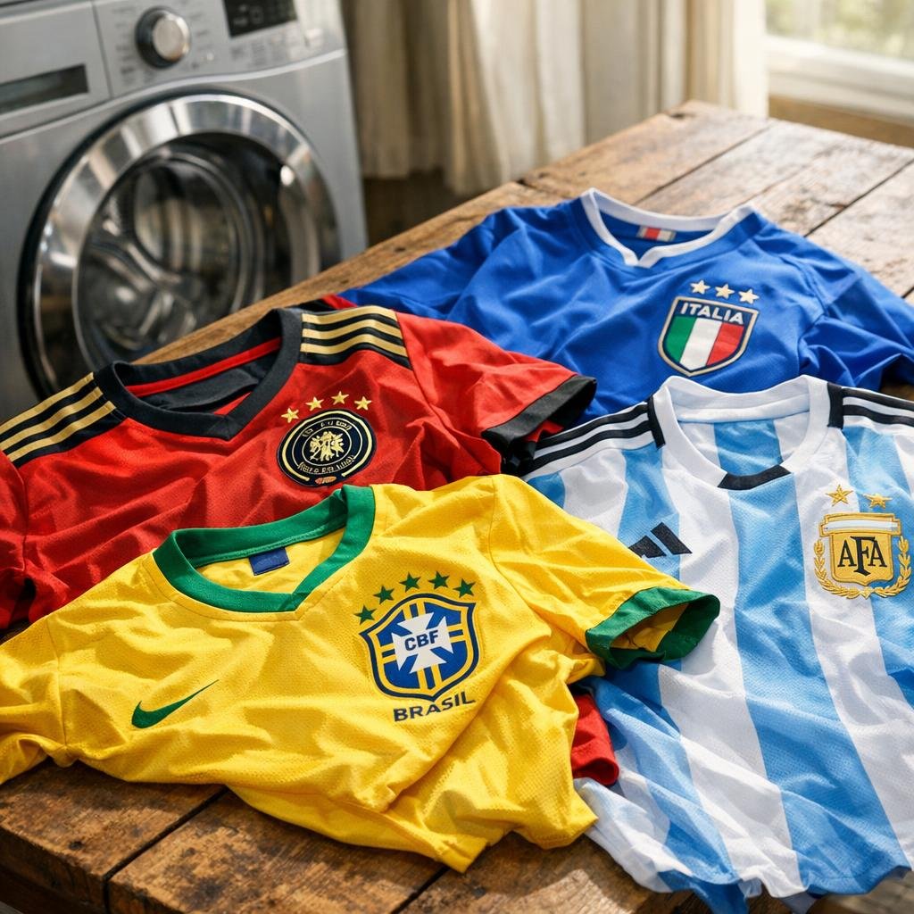 Die besten Pflege-Tipps für WM 2026 Trikots aus Polyester und Mischstoffen - Hero